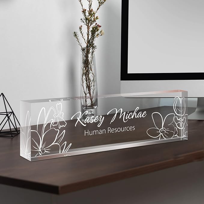 SalaGraphics Custom Engraved Acrylic Name Plates - Image 3