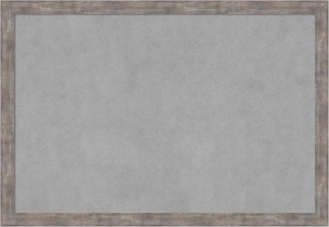 Amanti Art Silver Framed Magnetic Board 27x39 Large Vision Board by AmantiArt