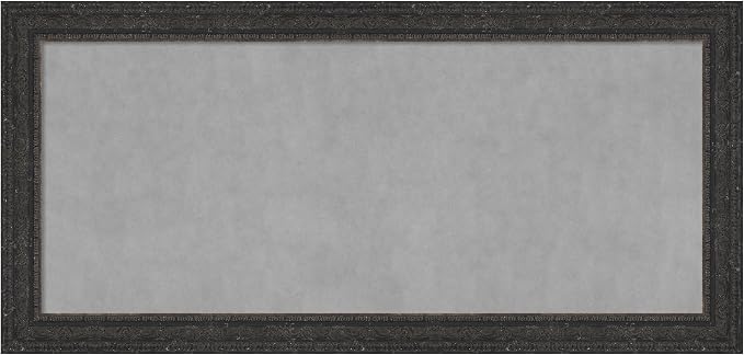 Amanti Art Black Framed Magnetic Board 25x53 Oversize Vision Board by AmantiArt