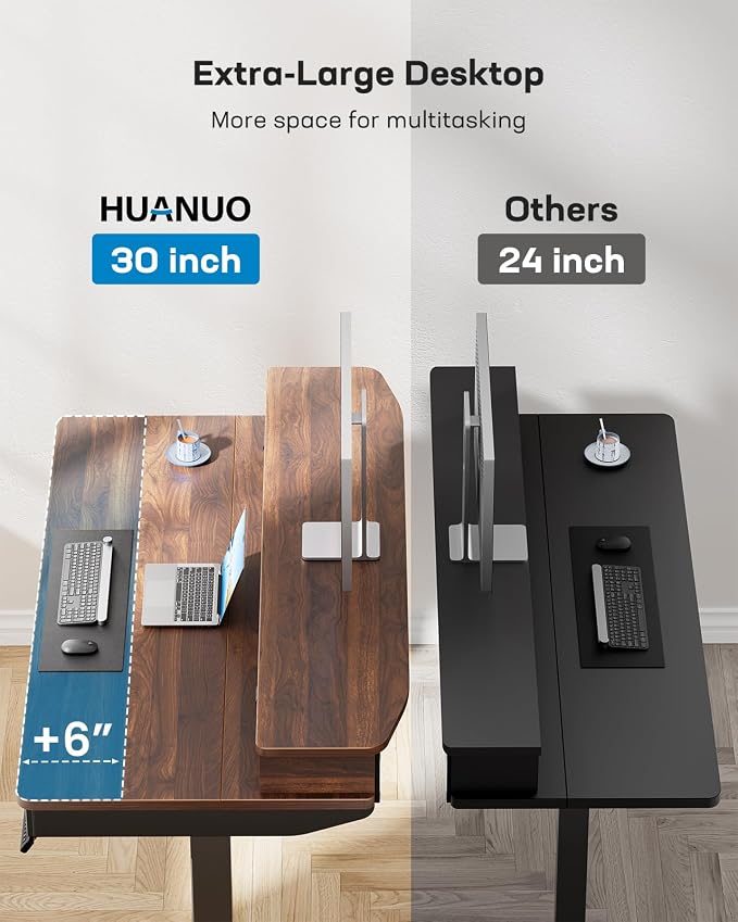 HUANUO 48 x 30 inch Electric Standing Desk - Image 5