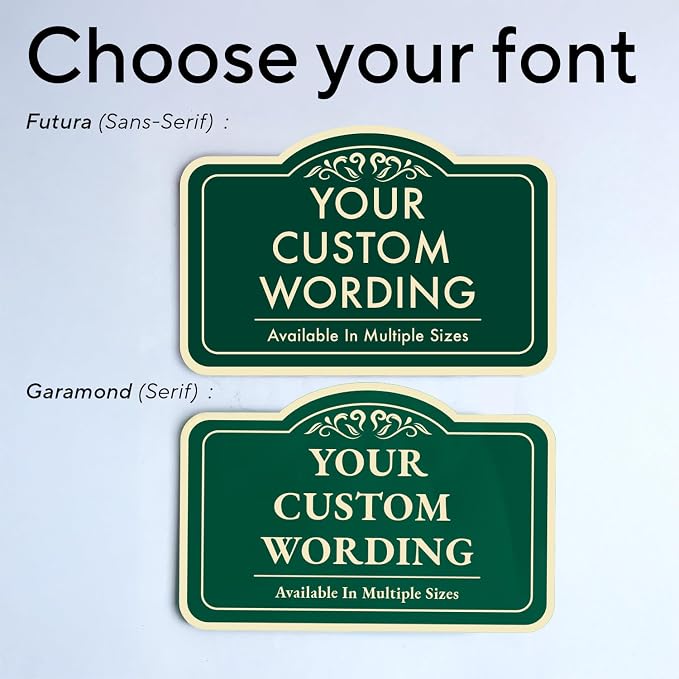 Custom Forest Green Outdoor Metal Sign - Image 9