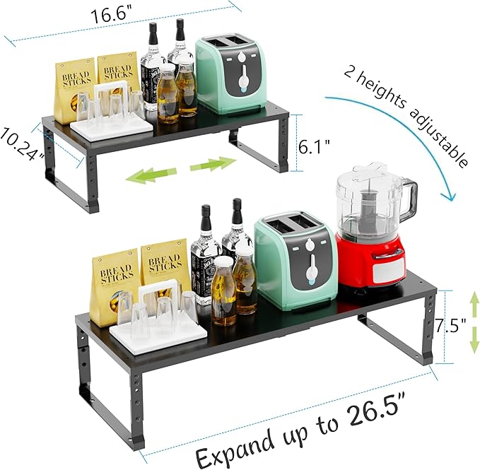 Jojocross Expandable Stackable Spice Rack Organizer - Image 6