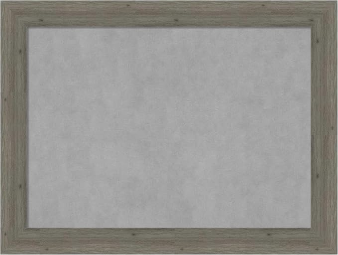 Amanti Art Grey Framed Magnetic Board 25x33 Medium Vision Board by AmantiArt