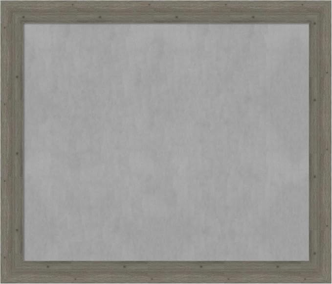 Amanti Art Grey Framed Magnetic Board 47x55 Oversize Vision Board by AmantiArt