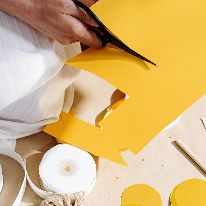 100 Sheets Yellow Cardstock 8.5 x 11 65lb Paper, Goefun Yellow Card Stock - Image 7