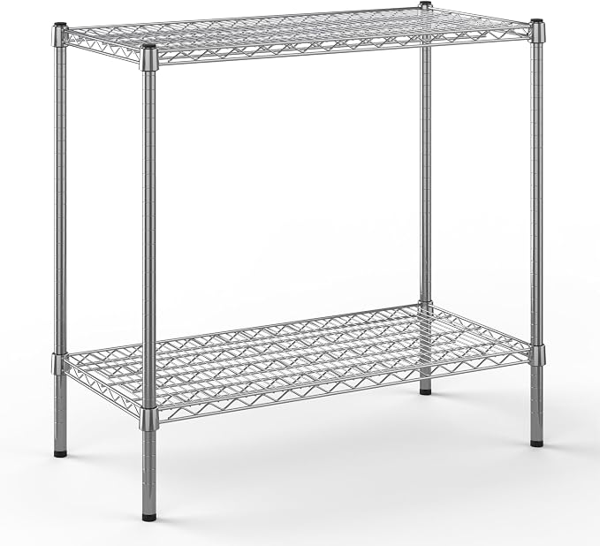 Regal Altair 18" Deep x 36" Wide x 34" Height Wire Shelving Kit | 2-Tier | NSF by Regal+Altair