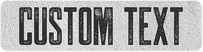 Custom Sign, Custom Street Sign, 11 Font Colors, 13 Font Styles, 4 Hole Options by MySignCenter