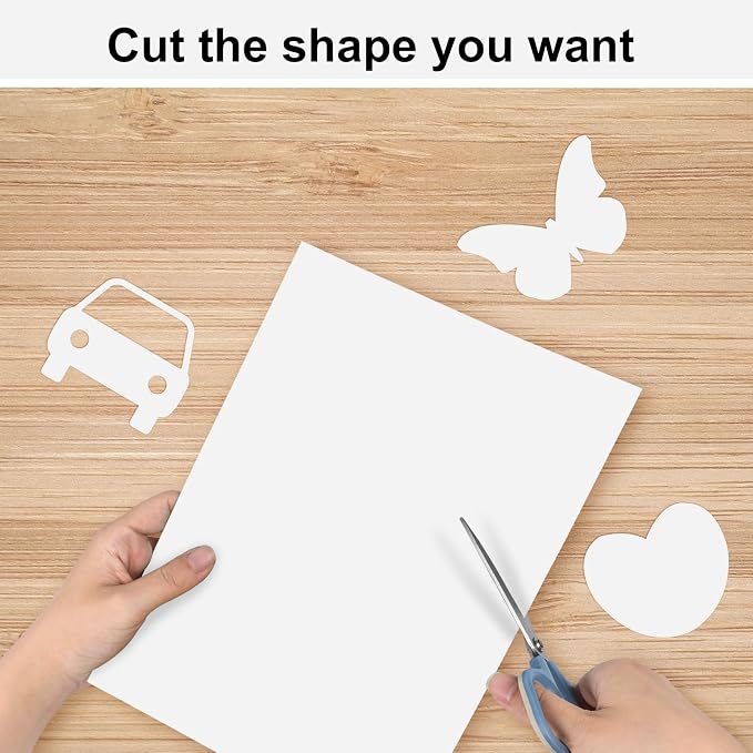 OcePor 100 Sheets White Cardstock Paper, Colored Printer Paper 8.5 x 11 - Image 4