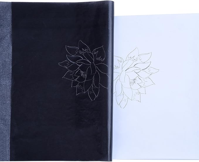 Outus 30 Pack Carbon Papers for Tracing, Graphite Carbon Copy Tracing Paper for - Image 2