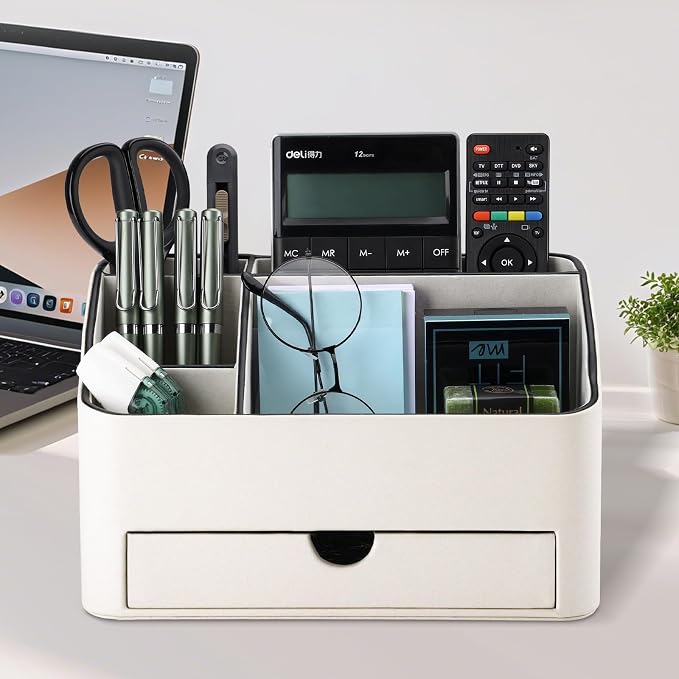 KINGFOM PU Leather Desk Organizer - Image 7