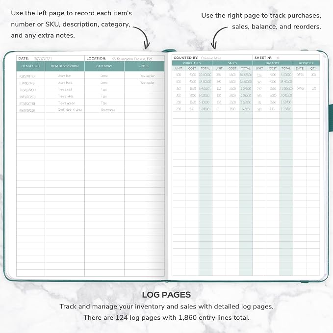 Clever Fox Inventory & Sales Log Book - Image 3
