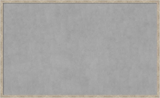 Amanti Art Silver Framed Magnetic Board 25x41 Large Vision Board by AmantiArt