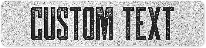 Custom Sign, Custom Street Sign, 11 Font Colors, 13 Font Styles, 4 Hole Options by MySignCenter