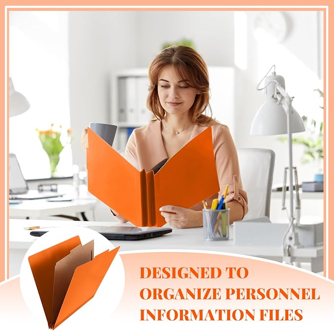 Skyygemm 48 Pcs Classification Folders Letter Size, 1 Divider Pressboard File - Image 6