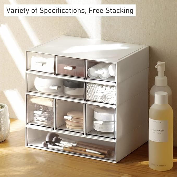 Desk Organizer-Stackable Storage Drawers, Desk Drawer Organizer Perfect - Image 6