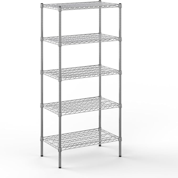 Regal Altair 18" Deep x 30" Wide x 64" Height Wire Shelving Kit | 5-Tier | NSF by Regal+Altair
