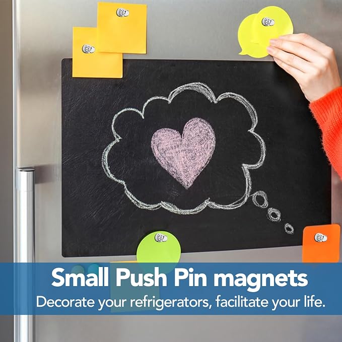 LOVIMAG Fridge Magnets 56 Pcs Refrigerator Whiteboard Small Strong Magnet - Image 7