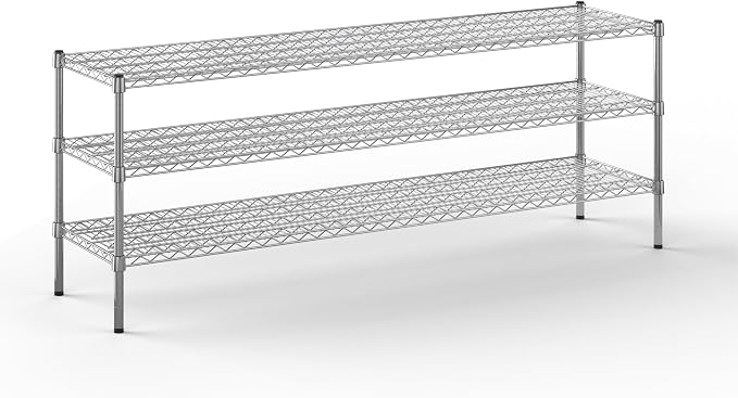 Regal Altair 18" Deep x 72" Wide x 27" Height Wire Shelving Kit | 3-Tier | NSF by Regal+Altair