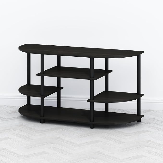 Furinno TOMI TV Stand, Corner Entertainment Center, TV Console - Image 6
