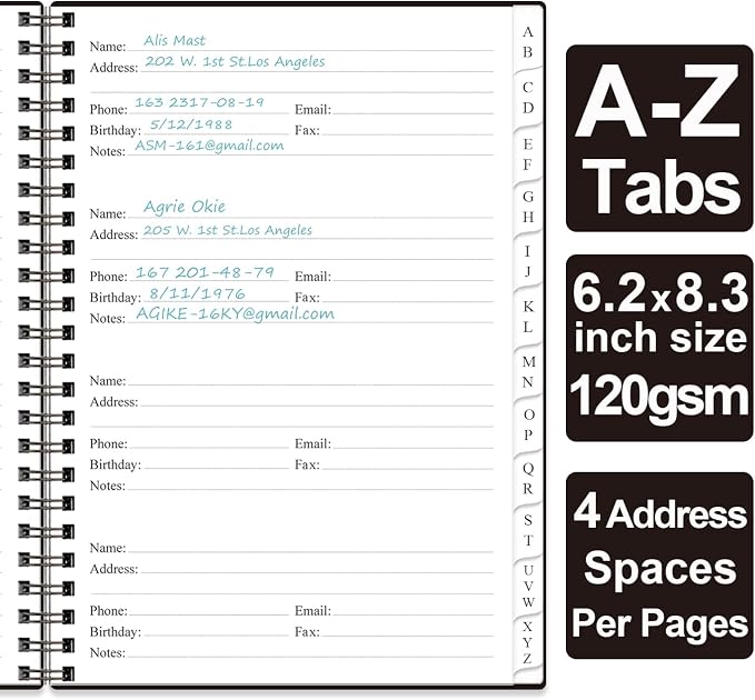 Address Book with Alphabetical Tabs - Image 3