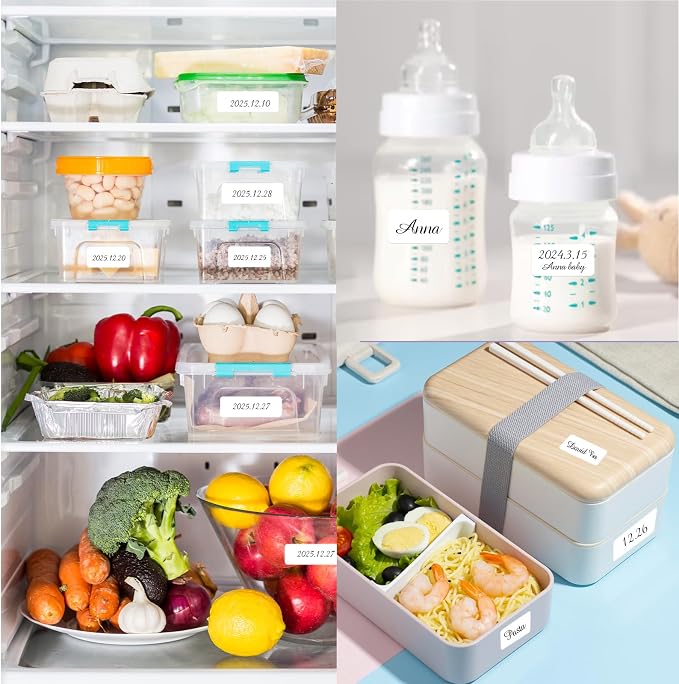 1000 Blank Removable Labels, Blank Removable Freezer Labels Water Oil Resistant - Image 6
