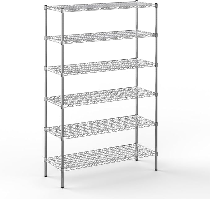 Regal Altair 18" Deep x 48" Wide x 74" Height Wire Shelving Kit | 6-Tier | NSF by Regal+Altair