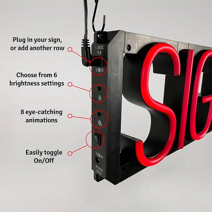 SpellBrite OFFICES Sign | Directional Sign - Image 6