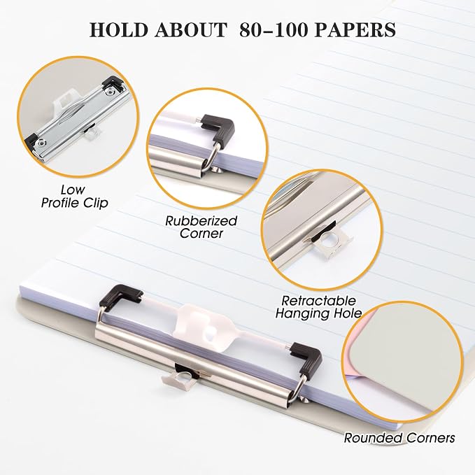 TFDLCG zm 2 PCS Plastic Clipboard - Image 5