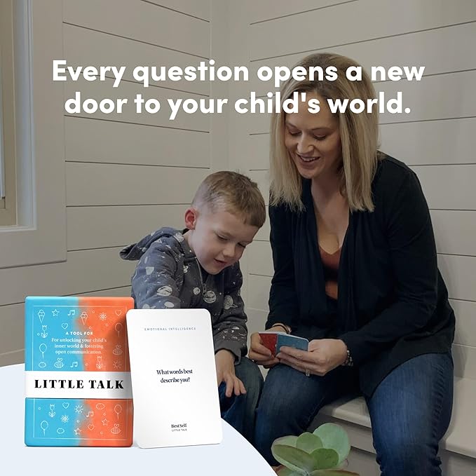 Little Talk Conversation Cards for Kids – 170 Prompts for Social Skills - Image 5