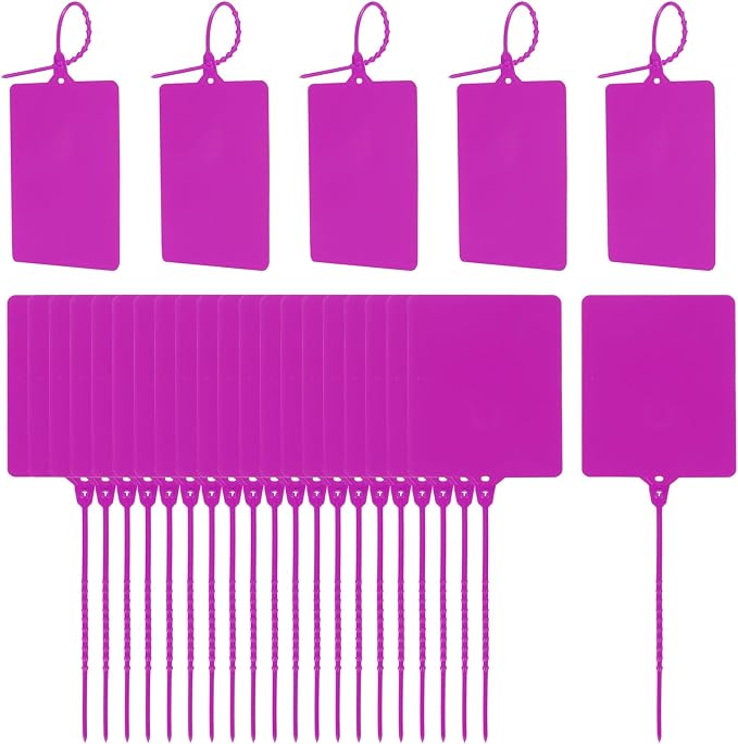 MECCANIXITY Plastic Seals Shipping Tags, by MECCANIXITY
