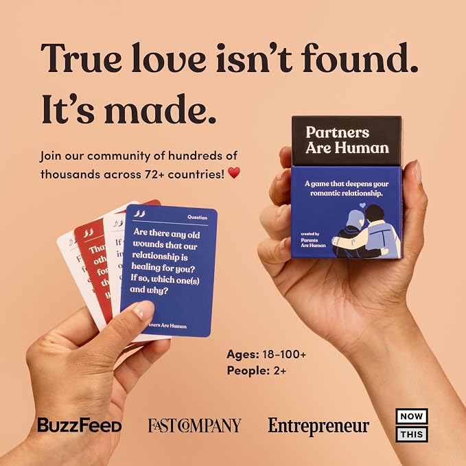 Partners are Human | 140 Conversation Cards to Help Deepen Romantic - Image 2