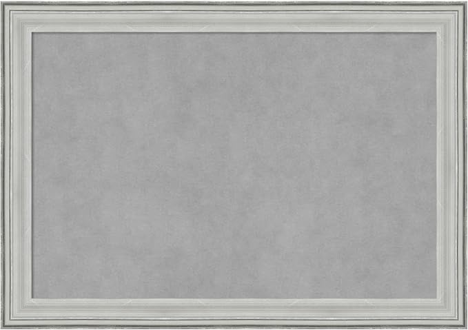 Amanti Art Silver Framed Magnetic Board 19x27 Medium Vision Board by AmantiArt