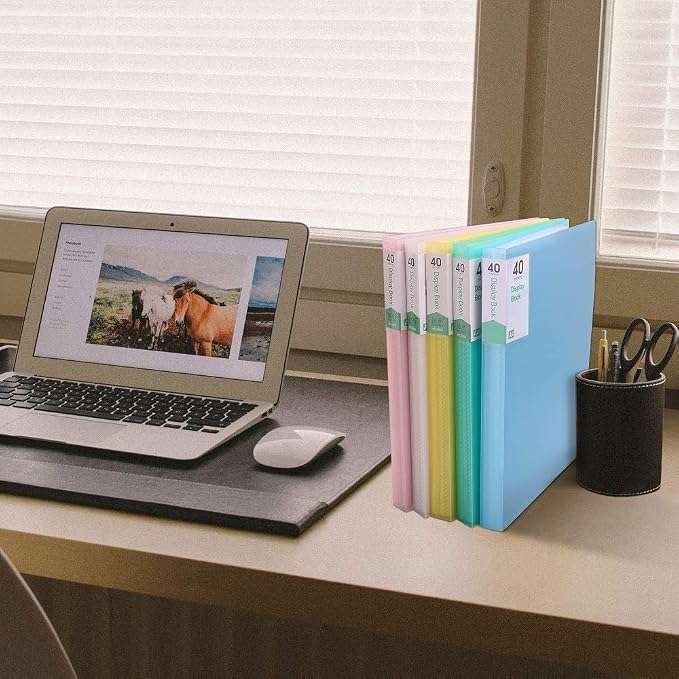 Phyxin Portfolio Binder, 40-Pocket Portfolio Folder 8.5" x 11", Displaying 80 - Image 6