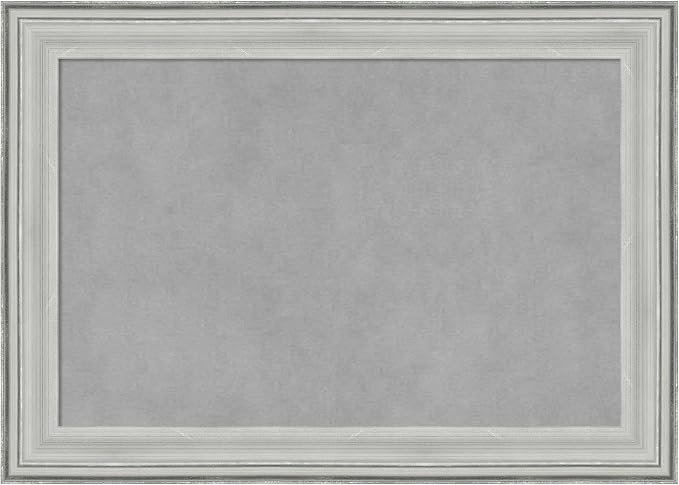 Amanti Art Silver Framed Magnetic Board 15x21 Small Vision Board by AmantiArt