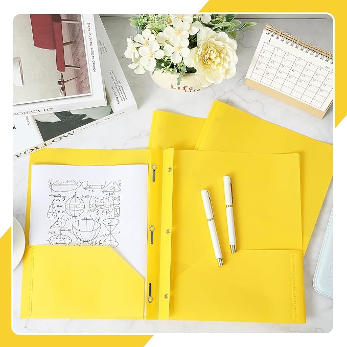 Lincia 100 Pcs Plastic Folders - Image 4