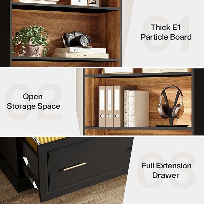 Tribesigns Way to Origin 2-Drawer Vertical File Cabinet - Image 7