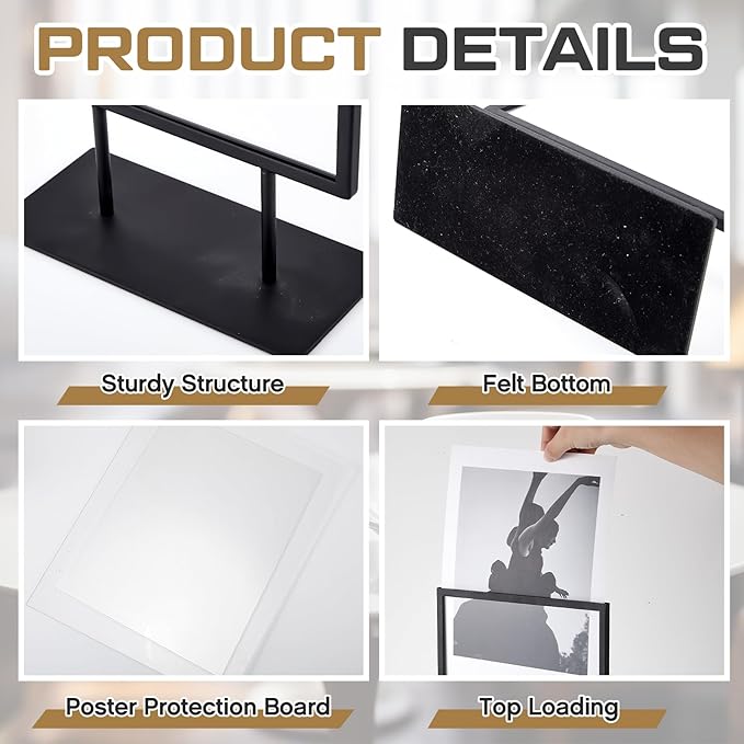 Zhengmy 2 Pcs Tabletop Sign Holder - Image 6
