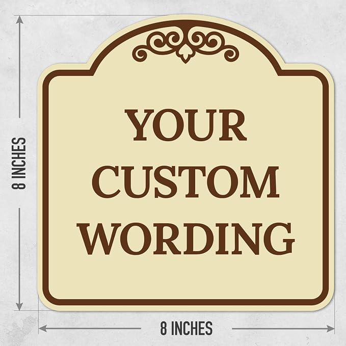 Custom Decorative Sign, Personalized Metal Sign - Image 3