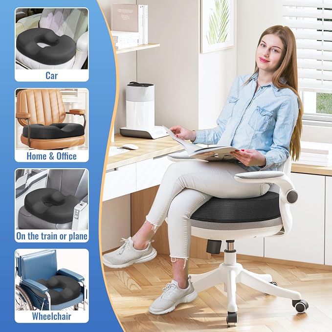 CloudBliss Donut Pillow Seat Cushion Chair Pad - Image 6