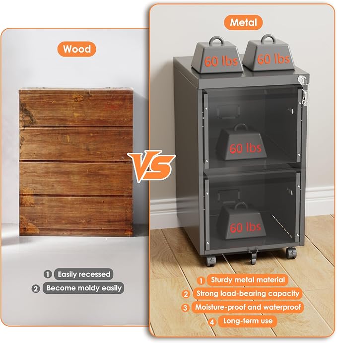 METAN 2 Drawer Vertical File Cabinet - Image 6