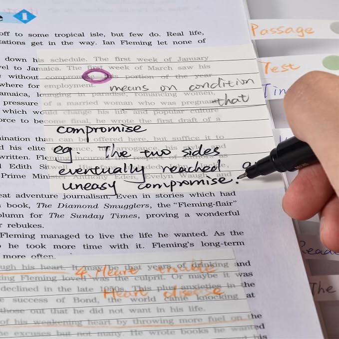 BAYTORY 700 Sheets Transparent Sticky Notes - Image 5