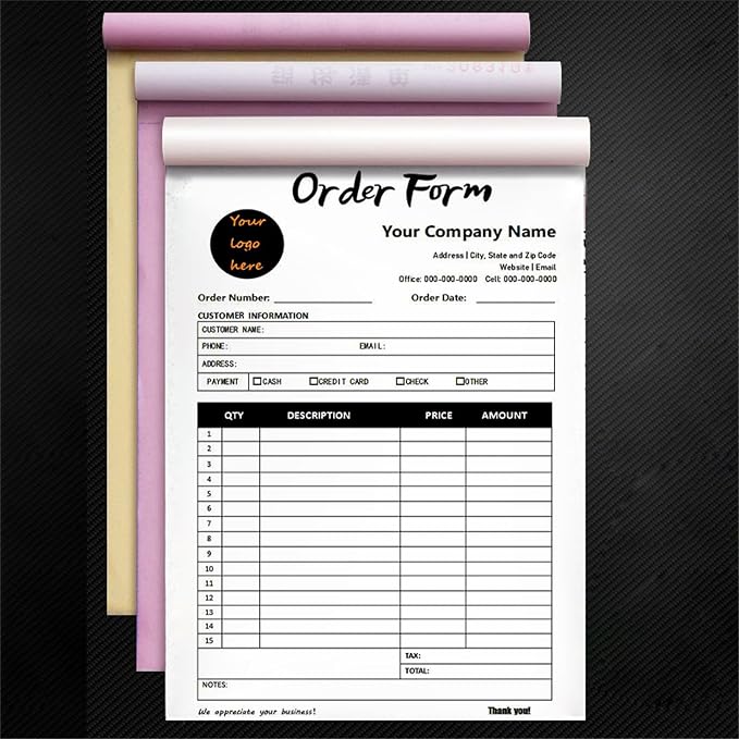 Custom Invoice Book in 3-Part /2-Part Receipt Book - Image 2