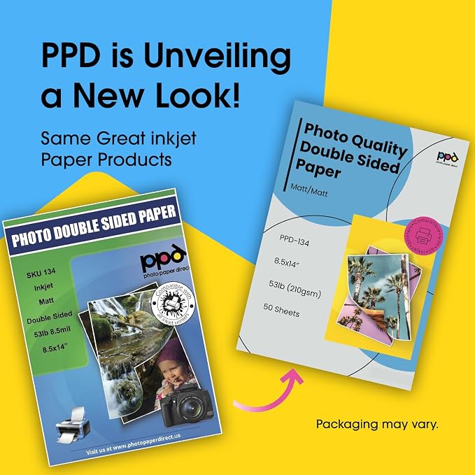 PPD Double Sided Photo Paper, Matte Brochure Paper 8.5 x 14 - Image 2