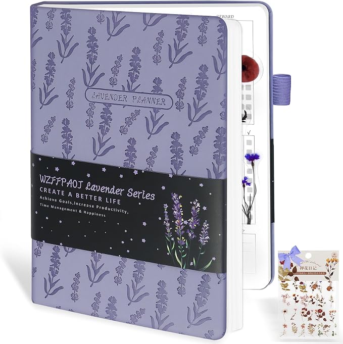 Undated Luxurious Weekly & Monthly Planner to Increase Productivity Hit Your by WZFFPAOJ