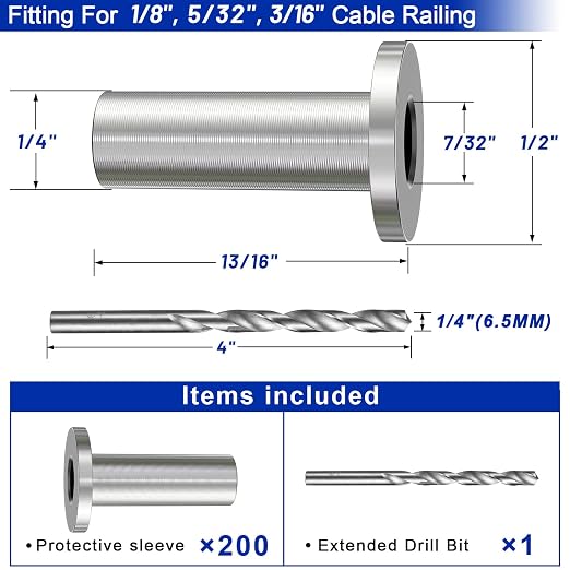Steel DN Mate 200 Pack Stainless Steel Protector Sleeves - Image 2