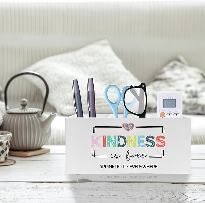 Exqcom Inspirational Mental Health Wellness Pen Pencil Holder, Kindness Gifts - Image 2