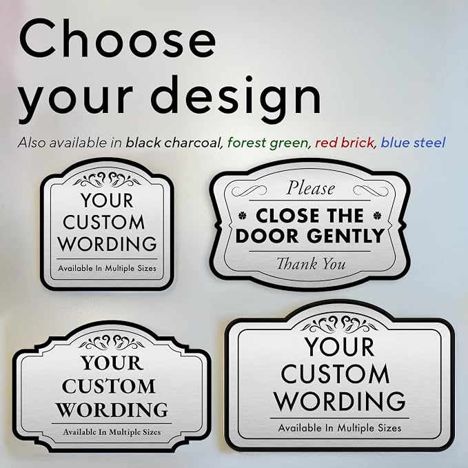 Custom Decorative Outdoor Metal Sign - Image 3