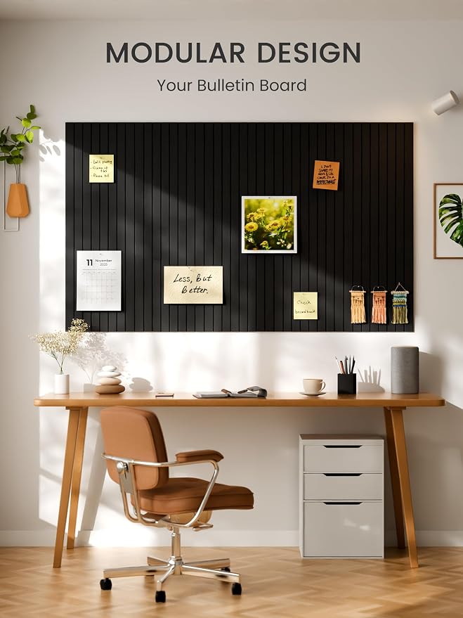 Bumusty Large Cork Board Alternative-47 x35 Felt Bulletin Board Tiles, - Image 6