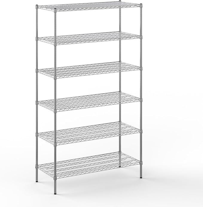 Regal Altair 21" Deep x 48" Wide x 86" Height Wire Shelving Kit | 6-Tier | NSF by Regal+Altair