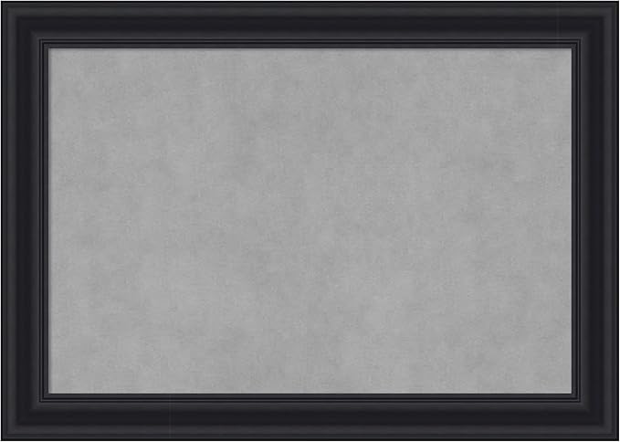 Amanti Art Black Framed Magnetic Board 20x28 Medium Vision Board by AmantiArt